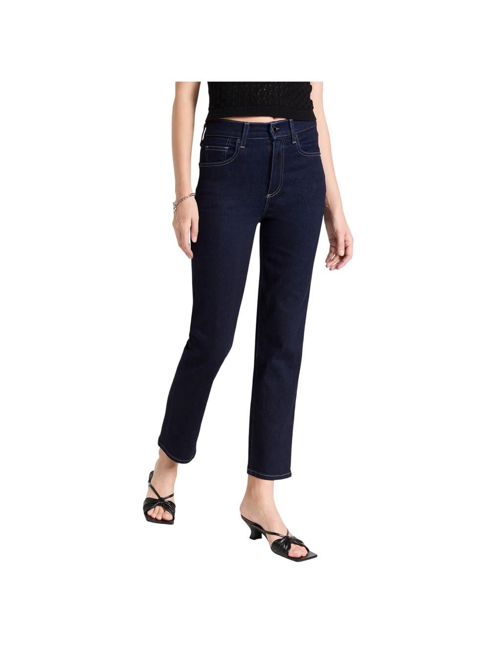 Le Jean Classic Dark Blue Sabine Straight Denim Jeans Size 30